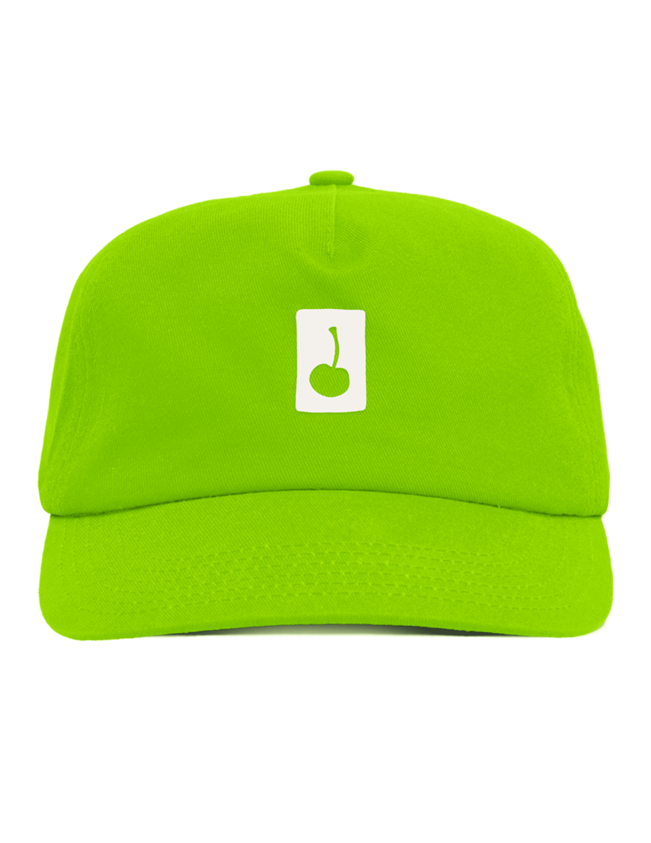 LIME GREEN TAB LOGO HAT - Bloody Sunday