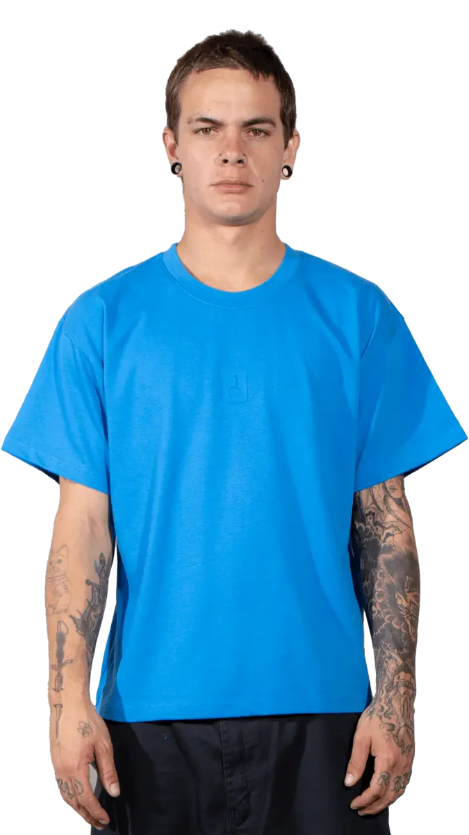 BLUE CORE CROP TEE - Bloody Sunday