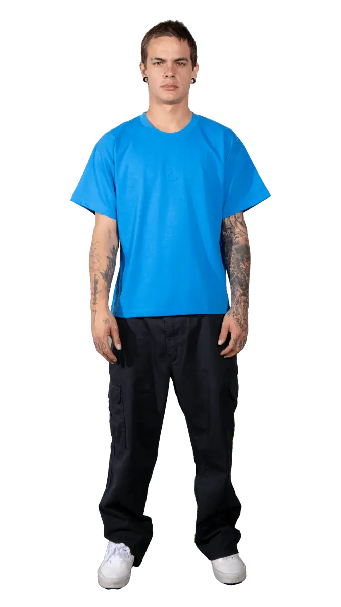 BLUE CORE CROP TEE - Bloody Sunday