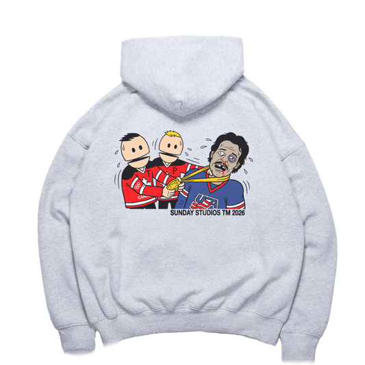 CANADA OLYMPIC HOODIE [HEATHER GREY] - Bloody Sunday