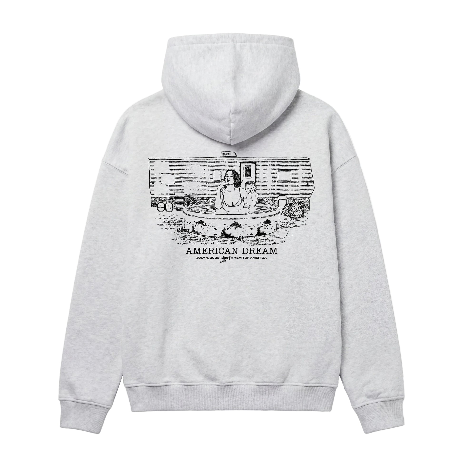 SUNDAY FLAG HOODIE [HEATHER] Bloody Sunday