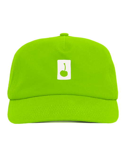 LIME GREEN TAB LOGO HAT - Bloody Sunday