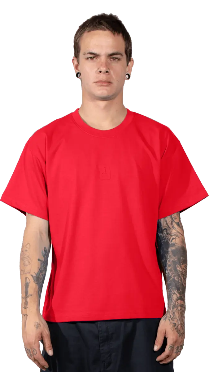 RED CORE CROP TEE - Bloody Sunday