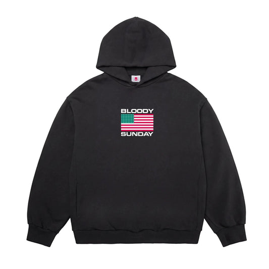 SUNDAY FLAG HOODIE [BLACK] - Bloody Sunday