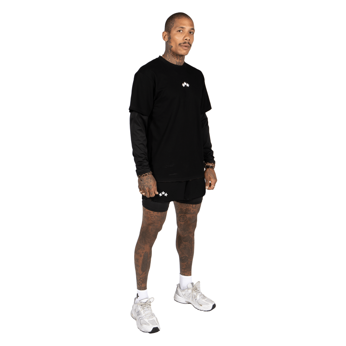 SUNDAY SPORT BLACK COMPRESSION SHORTS - Bloody Sunday