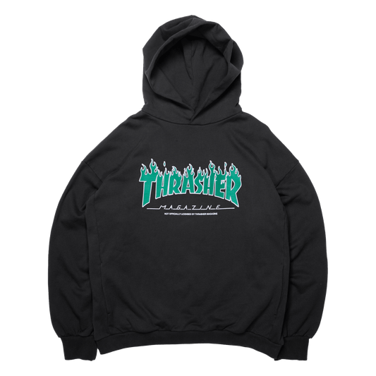 THRASHER HOODIE [BLACK] - Bloody Sunday