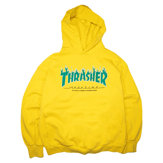 THRASHER HOODIE [YELLOW] - Bloody Sunday