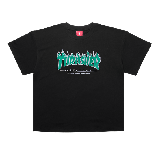 THRASHER TEE [BLACK] - Bloody Sunday