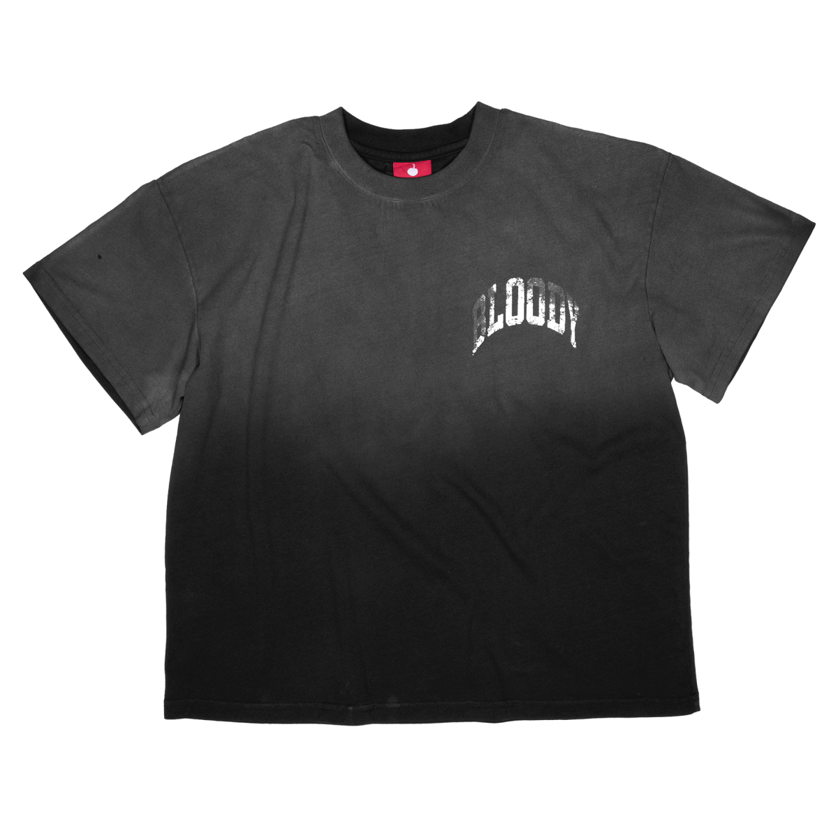VINTAGE WASH CROP TEE [BLACK] - Bloody Sunday