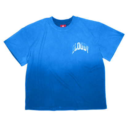 VINTAGE WASH CROP TEE [BLUE] - Bloody Sunday