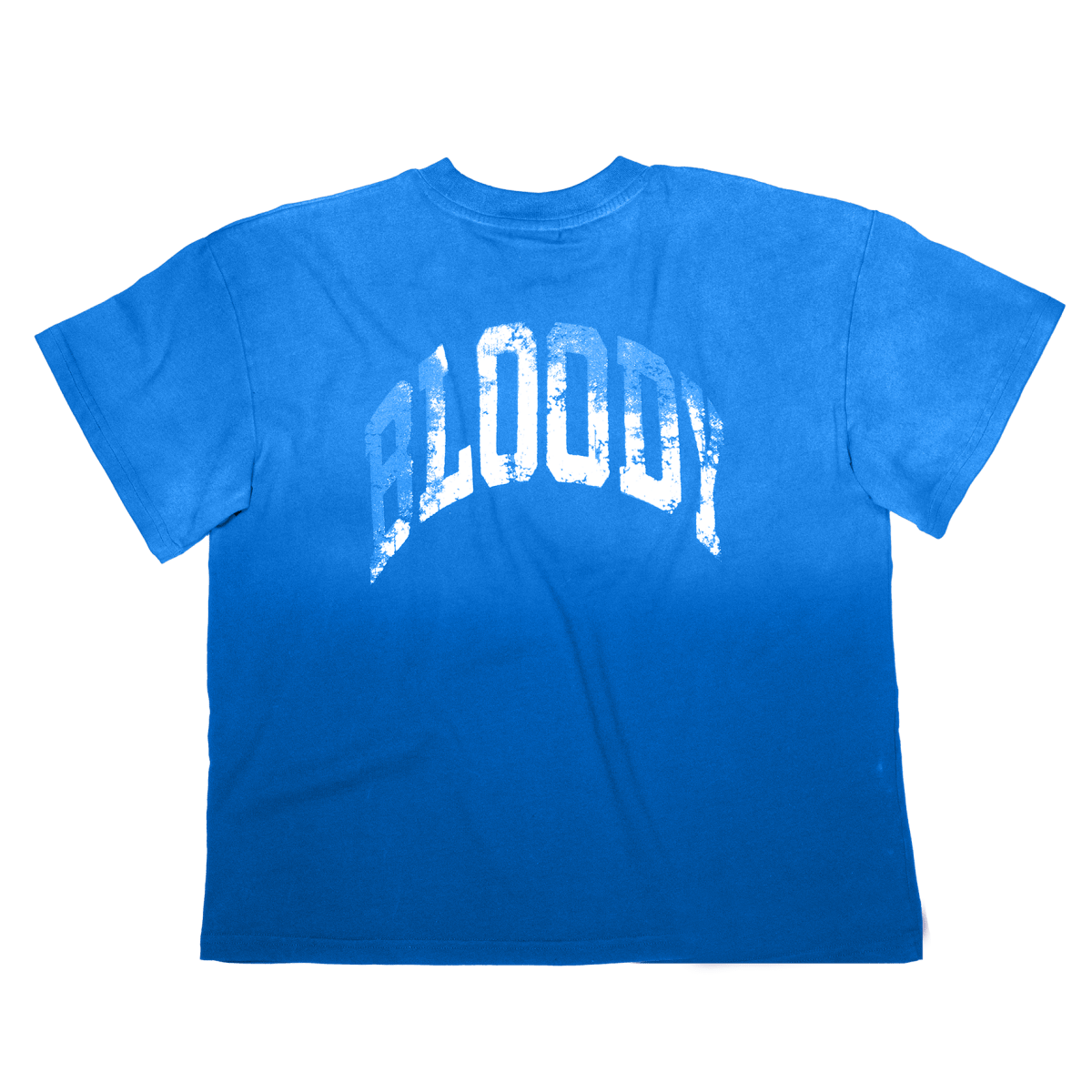 VINTAGE WASH CROP TEE [BLUE] - Bloody Sunday