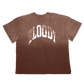 VINTAGE WASH CROP TEE [BROWN] - Bloody Sunday