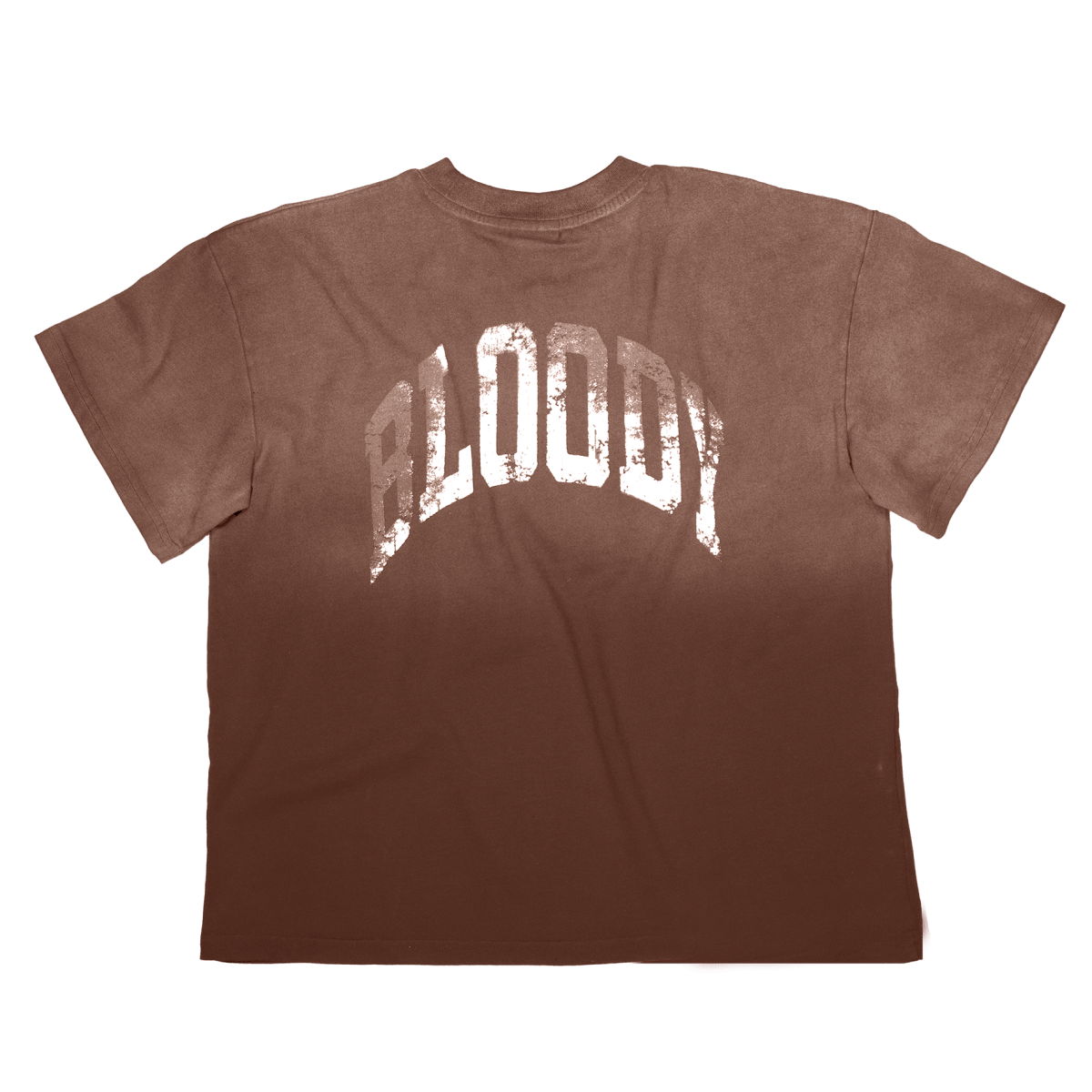 VINTAGE WASH CROP TEE [BROWN] - Bloody Sunday