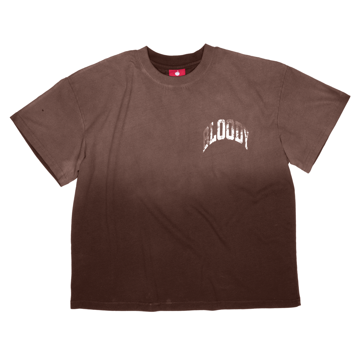 VINTAGE WASH CROP TEE [BROWN] - Bloody Sunday