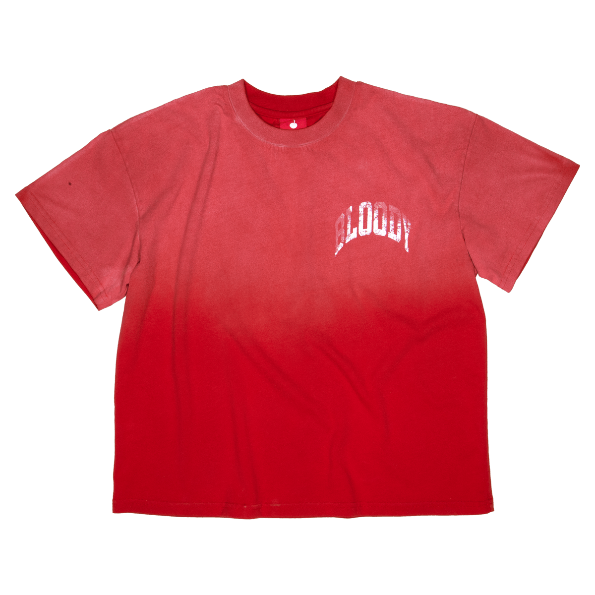 VINTAGE WASH CROP TEE [RED] - Bloody Sunday
