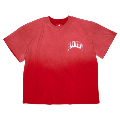 VINTAGE WASH CROP TEE [RED] - Bloody Sunday