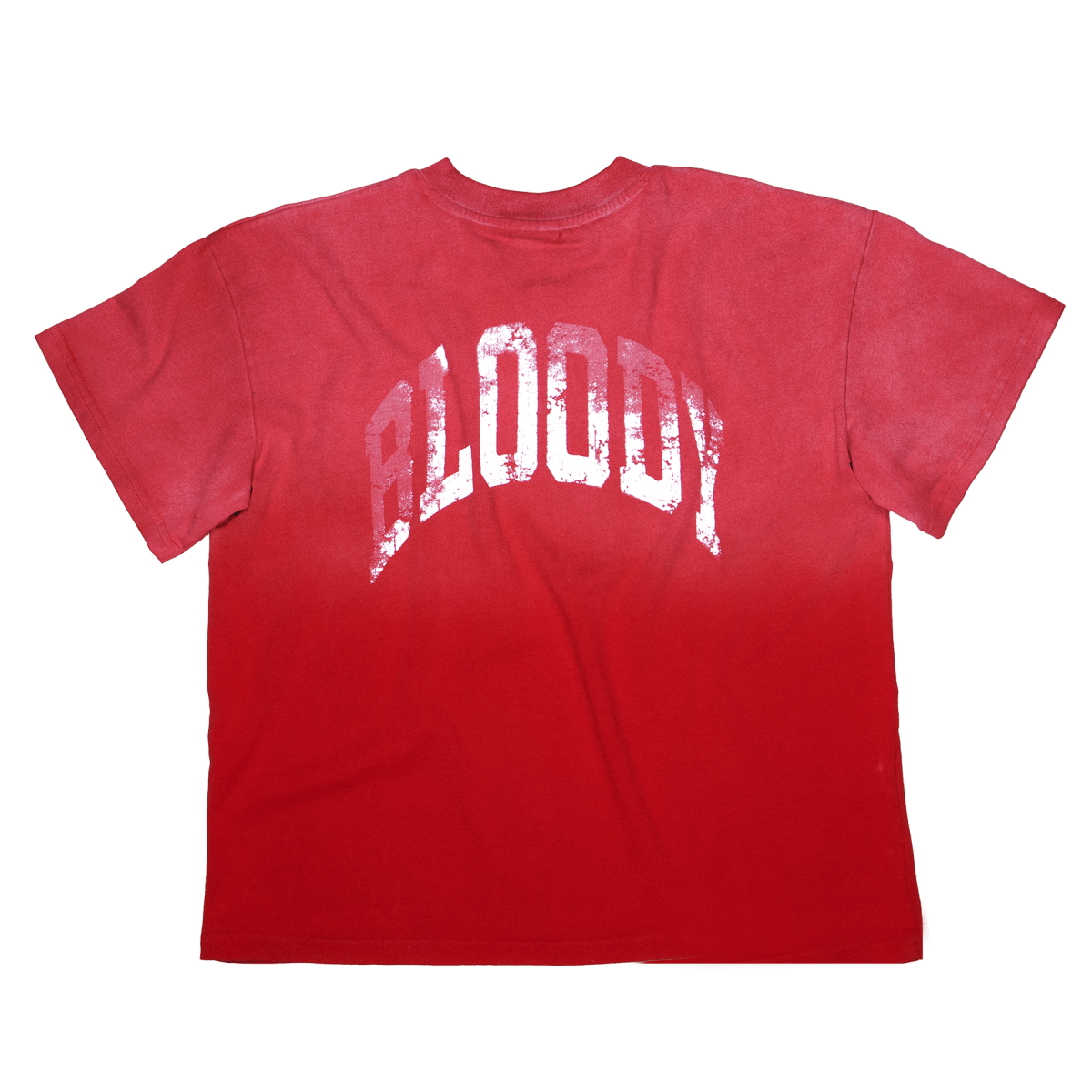 VINTAGE WASH CROP TEE [RED] - Bloody Sunday