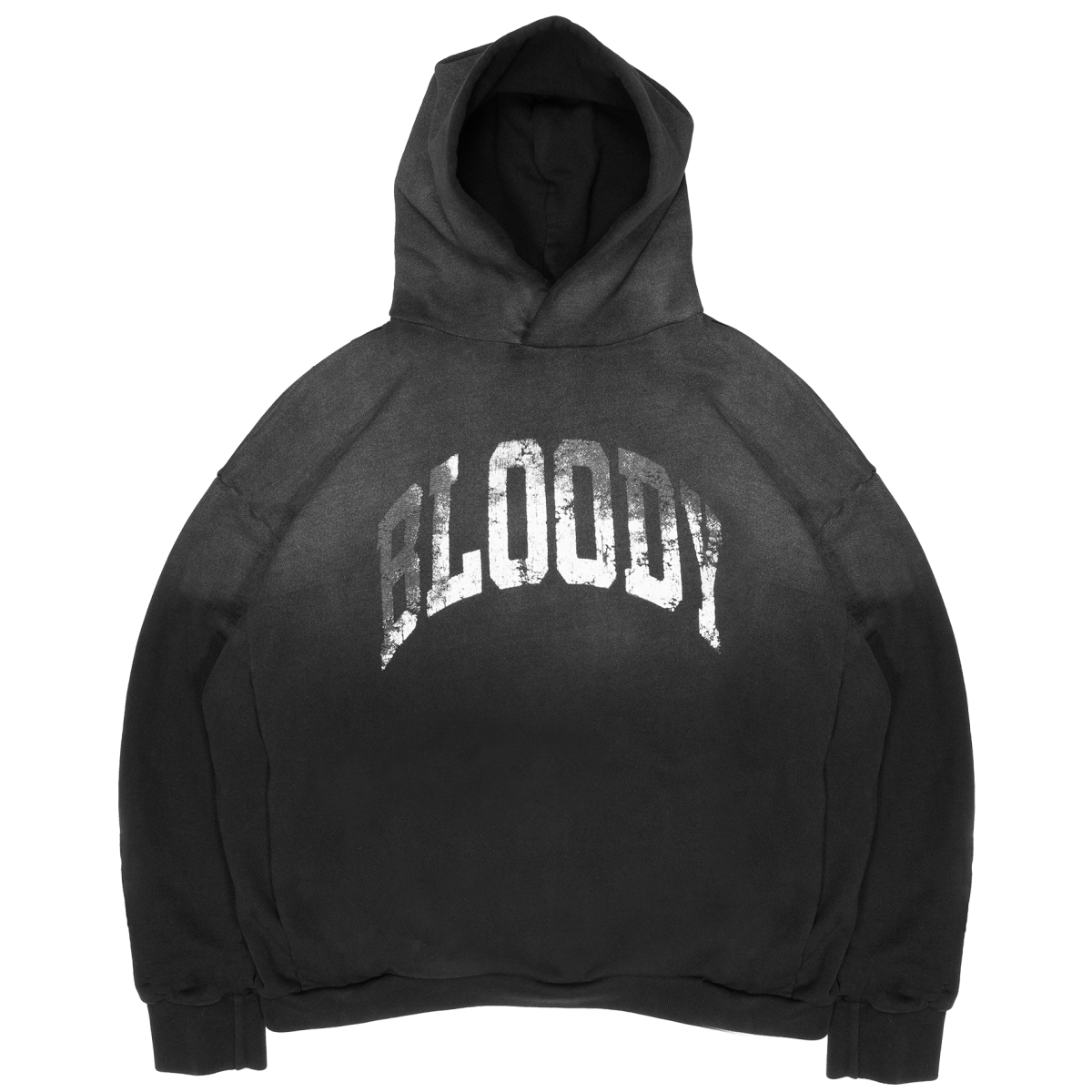 VINTAGE WASH HOODIE [BLACK] - Bloody Sunday