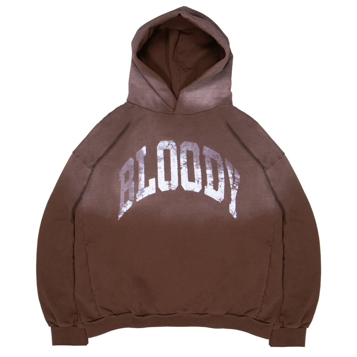 VINTAGE WASH HOODIE [BROWN] - Bloody Sunday