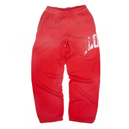 VINTAGE WASH SWEATPANTS [RED] - Bloody Sunday