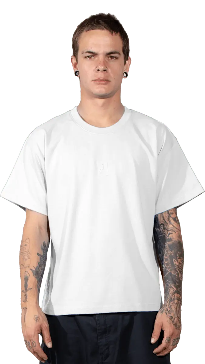 WHITE CORE CROP TEE - Bloody Sunday